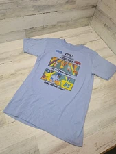 Vintage Eckerd Pharmacy 1987 T Shirt Fun Run & Football Made In USA