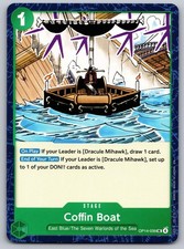 Coffin Boat OP14-039 Uncommon The Azure Sea's Seven One Piece Near Mint
