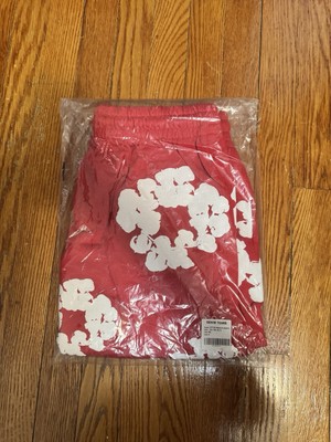 Denim Tears Cotton Wreath Shorts Red Size M