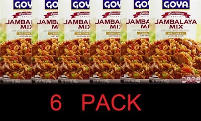 GOYA Louisiana Style Original  JAMBALAYA MIX Garlic Onion Chile Pepper 7 oz 6 PK