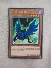 LDS2-DE104 BLAUER ROSENDRACHE ULTRA RARE 1.AUFLAGE YuGiOh KARTE