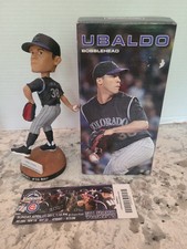 Colorado Rockies Ubaldo Jimenez Bobble head 2010 First No Hitter. With Ticket