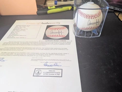 Aaron Judge New York Yankees Signed Baseball Ball JSA Certified LOA COA