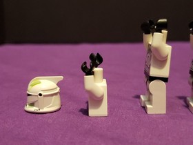 LEGO Star Wars Horn Company Clone Trooper Minifigure Lot Phase 1 Green sw0298