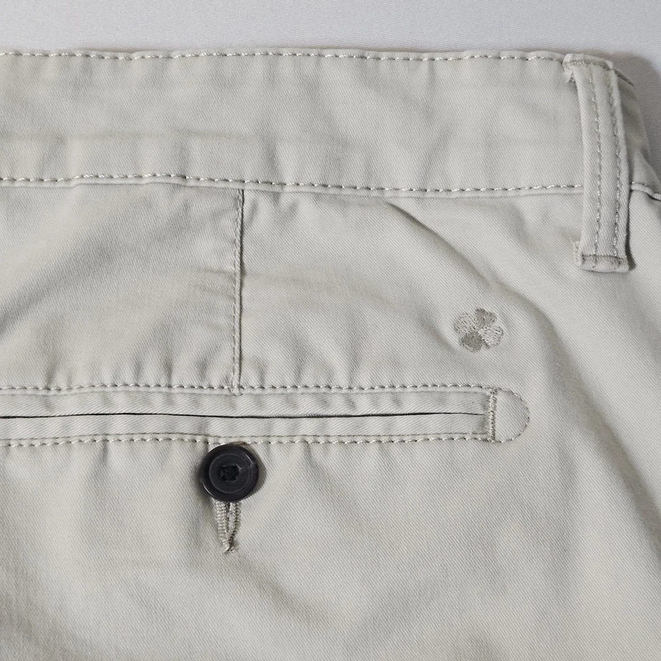 Lucky Brand Pants Mens 34x28 Tan 410 Athletic Five Pocket Chino Mid Rise Coolmax - Image 4 of 4