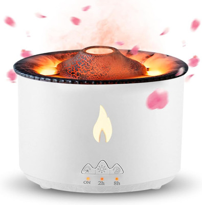 Aroma Diffuser 300ml Luftbefeuchter Flammenoptik Büro Raum Yoga Meditation Spa