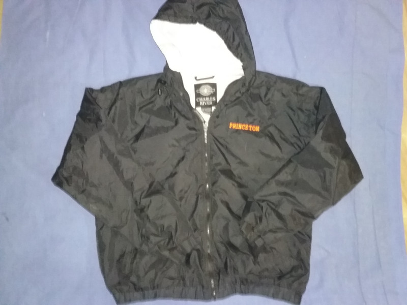 New Princeton University XL Full Zip Hooded Jacket by Charles River Excellent