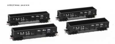 MTL MicroTrains N 99300140 - 40´ Gondola Set D&RGW, 4-tlg; aga NEW, ohne OVP