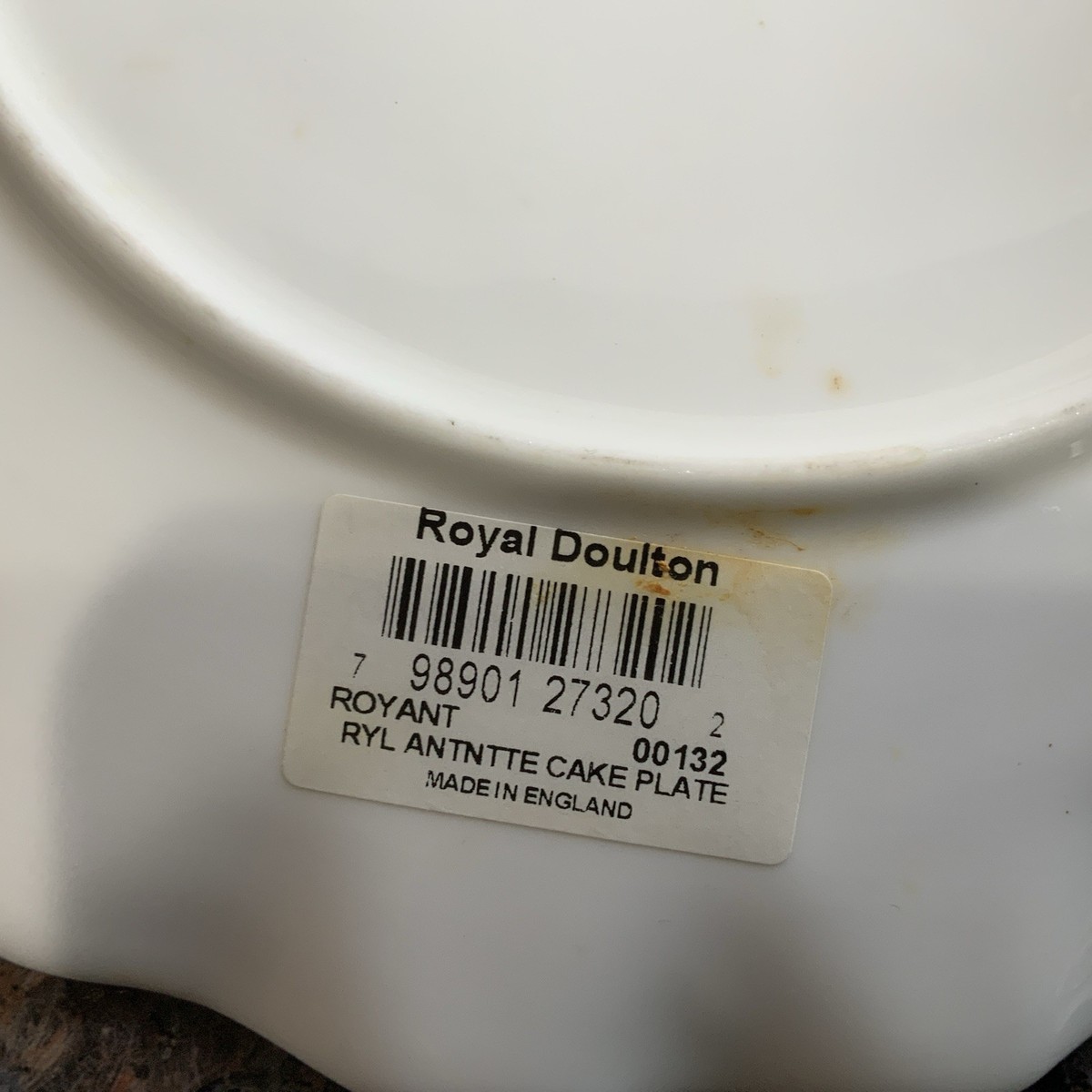 Royal Crown Derby Royal Antoinette 10 1/4” Handles Cake New With