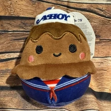 Stranger Things Ahoy Chocolate Pudding Squishmallow Clip Netflix Backpack Keys