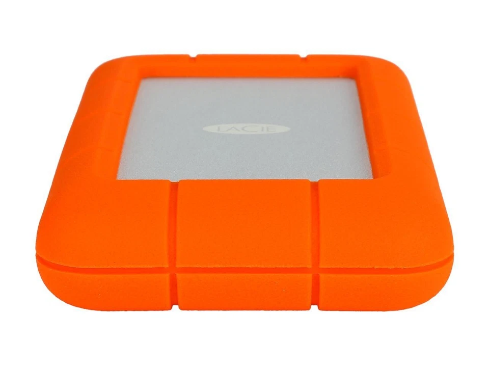 LaCie 4TB Rugged Mini External Hard Drive USB 3.0 Model LAC9000633 Orange, Drop - Image 3 of 4