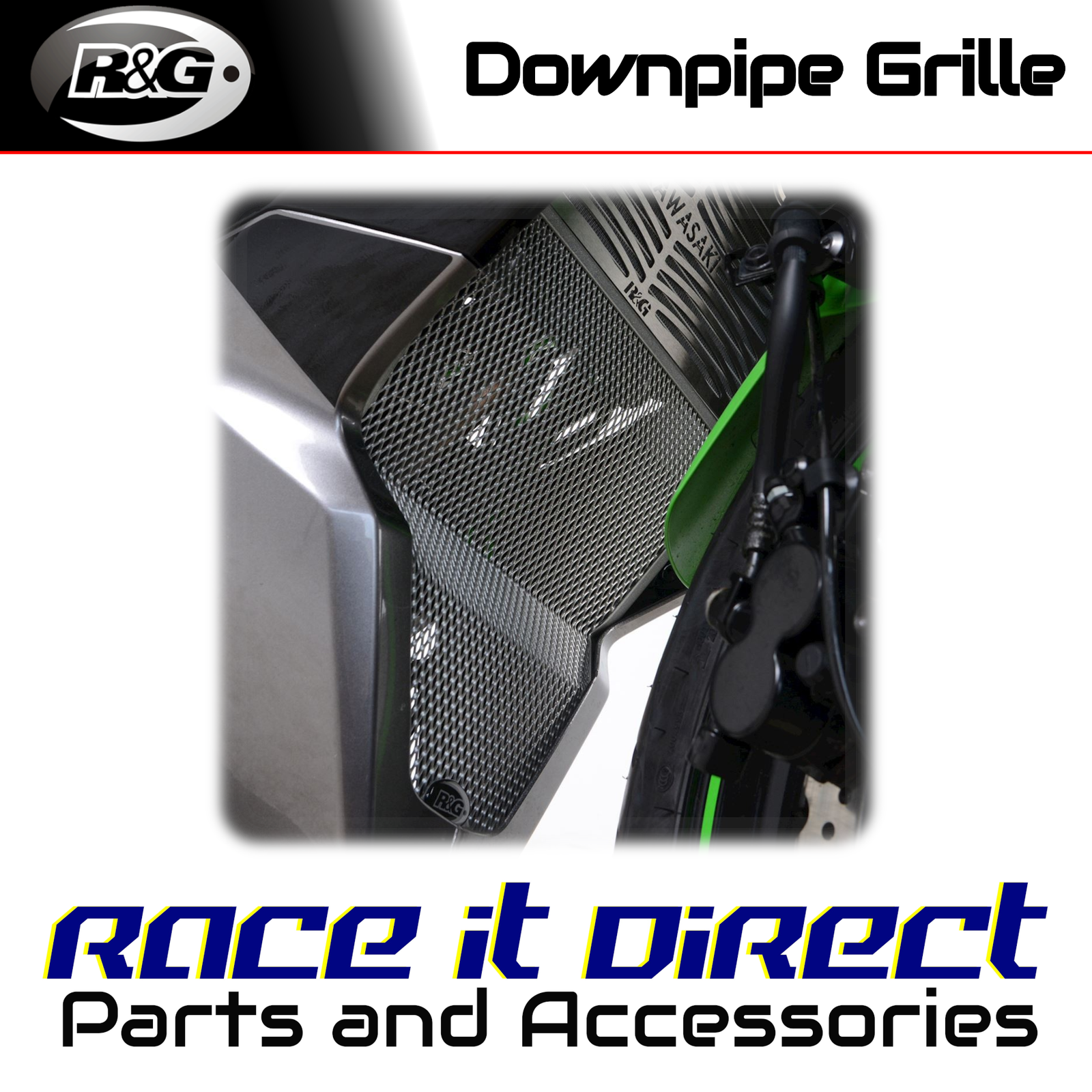 Downpipe Grille for Kawasaki Ninja 125 2019-2026 R&G
