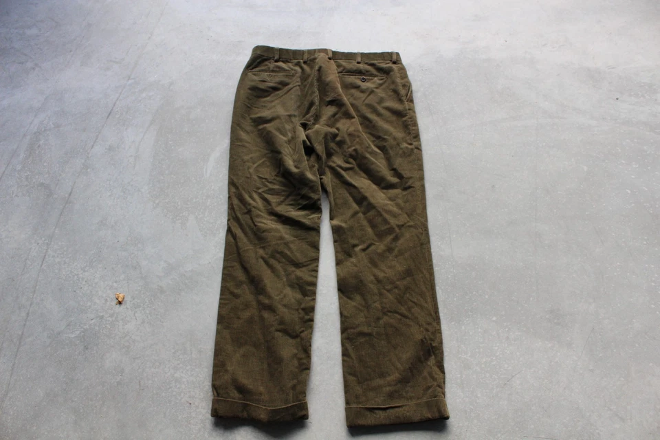 Ralph Lauren Hecho en Italia Pantalones de Pana Para Hombre Marrón Pantalones 36x31 Púrpura LBL Foto 4 de 4