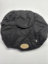 Cozy Cover Infant Car Seat Cover Black Fleece Winter Warm Zippered