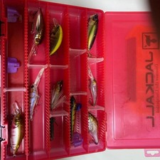 Fishing Lure Set of 10 hard lures jackal tackle case included bonus bull flat