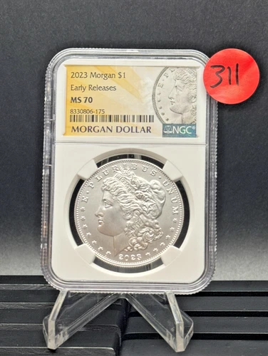 2023 Morgan Dollar $1 🦅 MS70 NGC Early Releases – 1oz .999 Silver Gem 💥