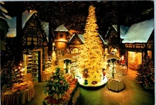 Christkindlkarkt & Christmas Village Rothenburg ob der Tauber, Germany Postcard