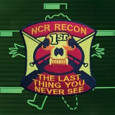 Fallout New Vegas New California Republic Rangers 1st Recon Morale Cosplay Patch