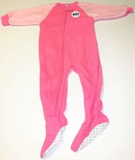 Pitt Panthers Pittsburgh Fleece Sleeper Zip Up Footed Pajamas New! Toddler 4T