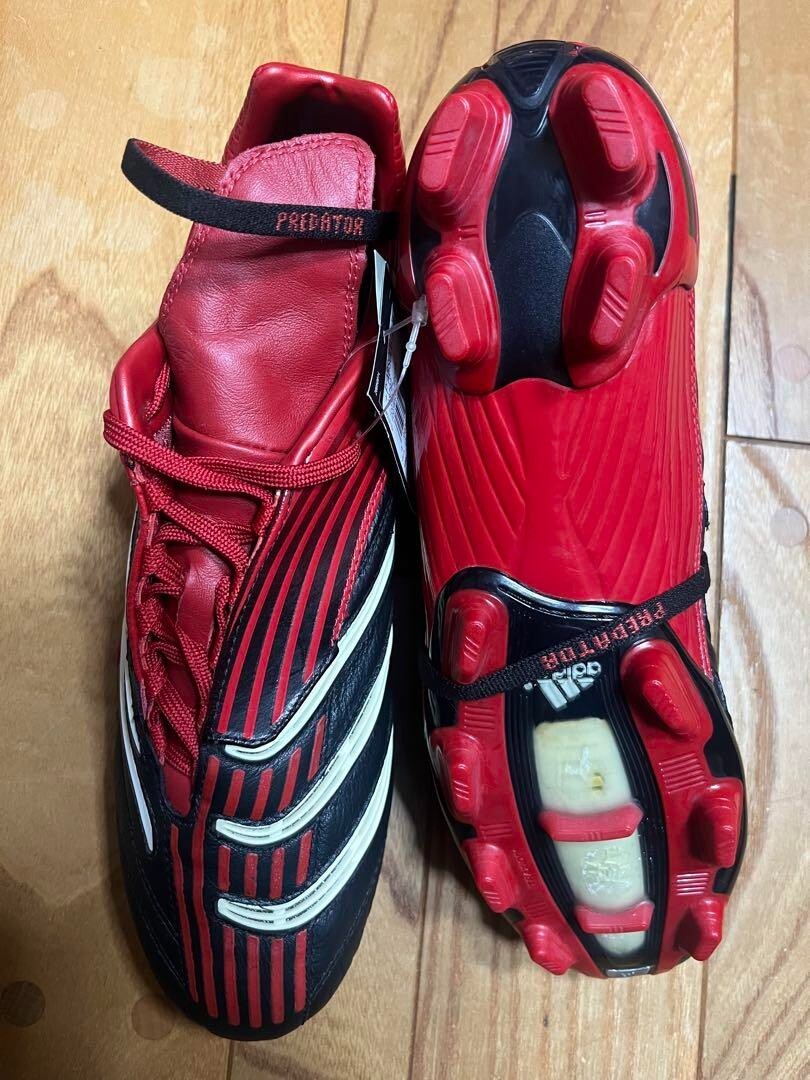 アディダス Predator FG27cmシューズ ブラック/レッド Adidas Predator Powerswerve Black Red Classic FG – Classic
