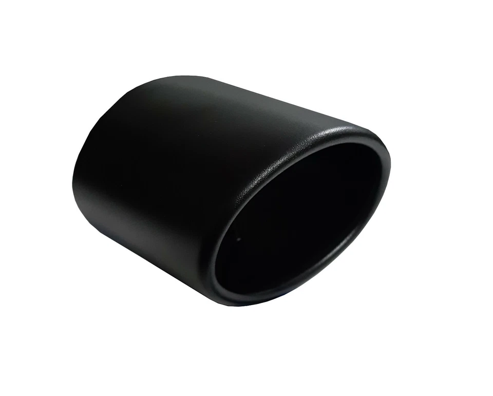 Auspuffblende HJ28123BK Pour BMW Z3 Noir Orifice Ovale 120x80mm Inox