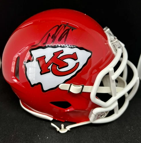 KANSAS CITY CHIEFS TECH N9NE SIGNED NFL MINI HELMET JSA COA SUPER BOWL