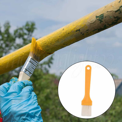 Painting Brush 1.3inch Wide with Plastic Handle for Professional Painters Orange