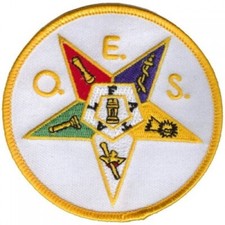 MASON MASONIC EMBROIDERED OES ORDER OF THE EASTERN STAR PATCH