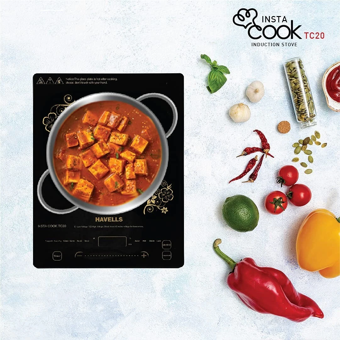 Havells Induction Cooktop TC 20 2000 watt Black Free Shipping