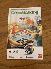 LEGO 3844 Creationary Building Board Game REPLACEMENT Parts Lot