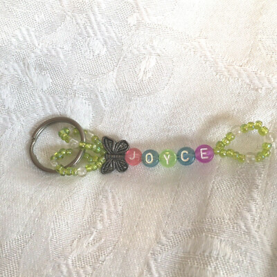 JOYCE  personalized keychain-NEW-Handmade