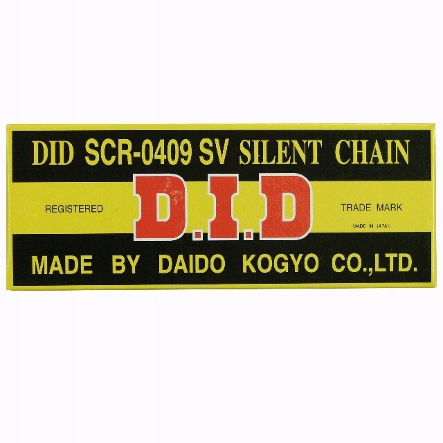 Chaîne distribution DID SCR0409SV-110 haute résistance acier renforcé