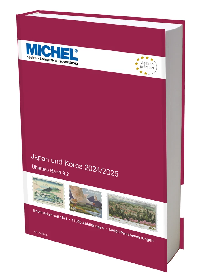 MICHEL Briefmarken Katalog Japan und Korea 2024/2025 (ÜK 9.2) NEU - Bild 2 von 3