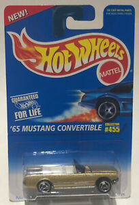 1995 Hot Wheels '65 Mustang Convertible 5SP Gold 455