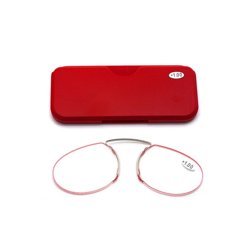 Ultradünne Lesebrille Nasenclip Optik Presbyopie +1,0 +1,5 +2,0 +2,5 +3,0 - Bild 6 von 28