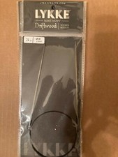 Lykke Driftwood circular knitting needles Size 0 2mm 24 inch