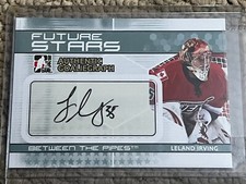 2009-10 In The Game Between the Pipes Autograph #A-LI Leland Irving