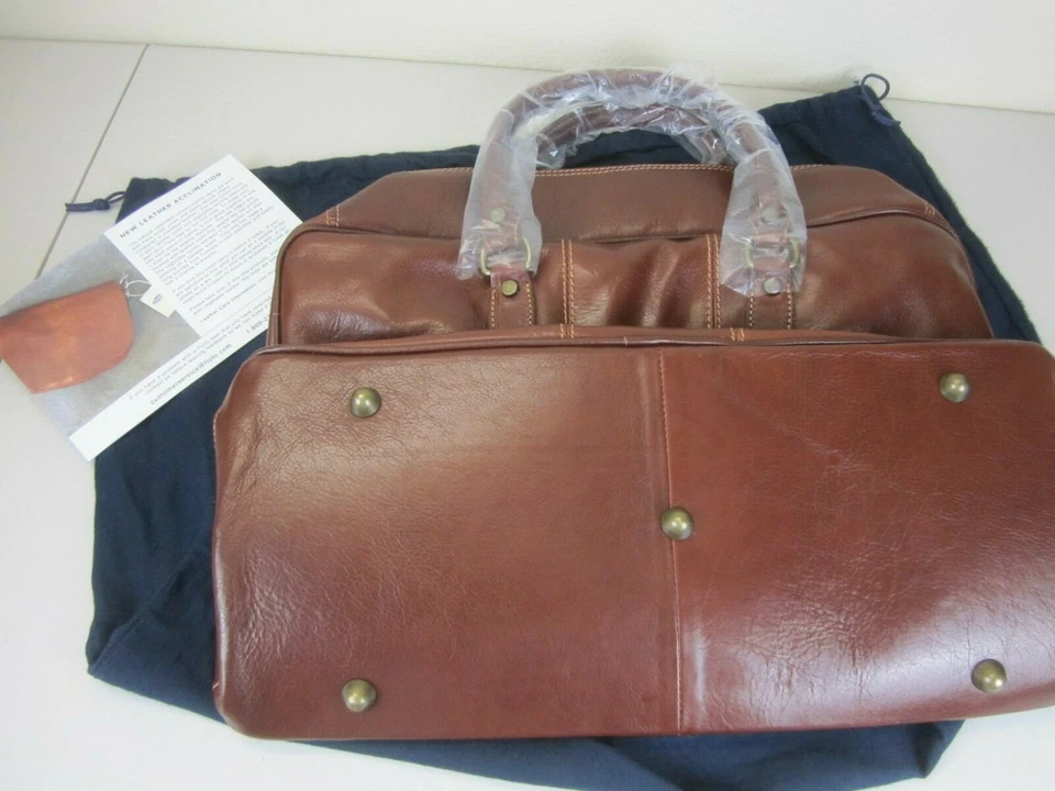 Floto Italian Leather Venezia Trunk Duffle Travel Bag Suitcase (Brand New) - Image 3 of 4