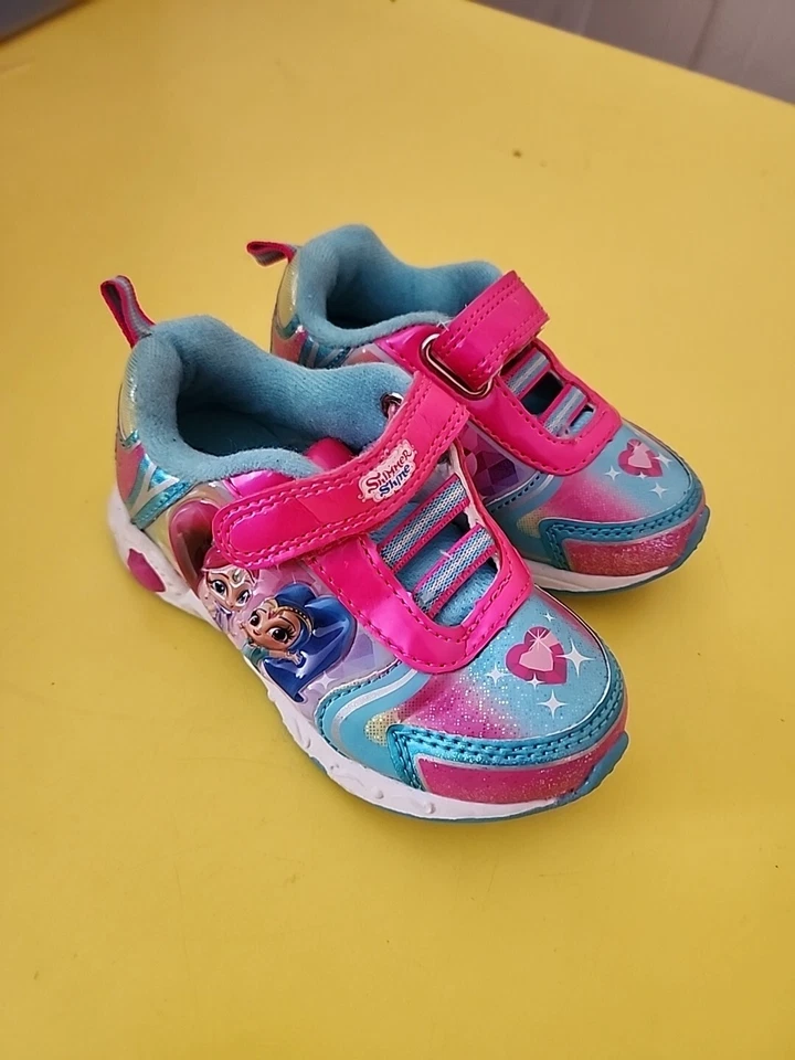 Zapatillas Nickelodeon Brillantes y Brillantes para Niñas Pequeñas Talla 7 Iluminadas Foto 4 de 4