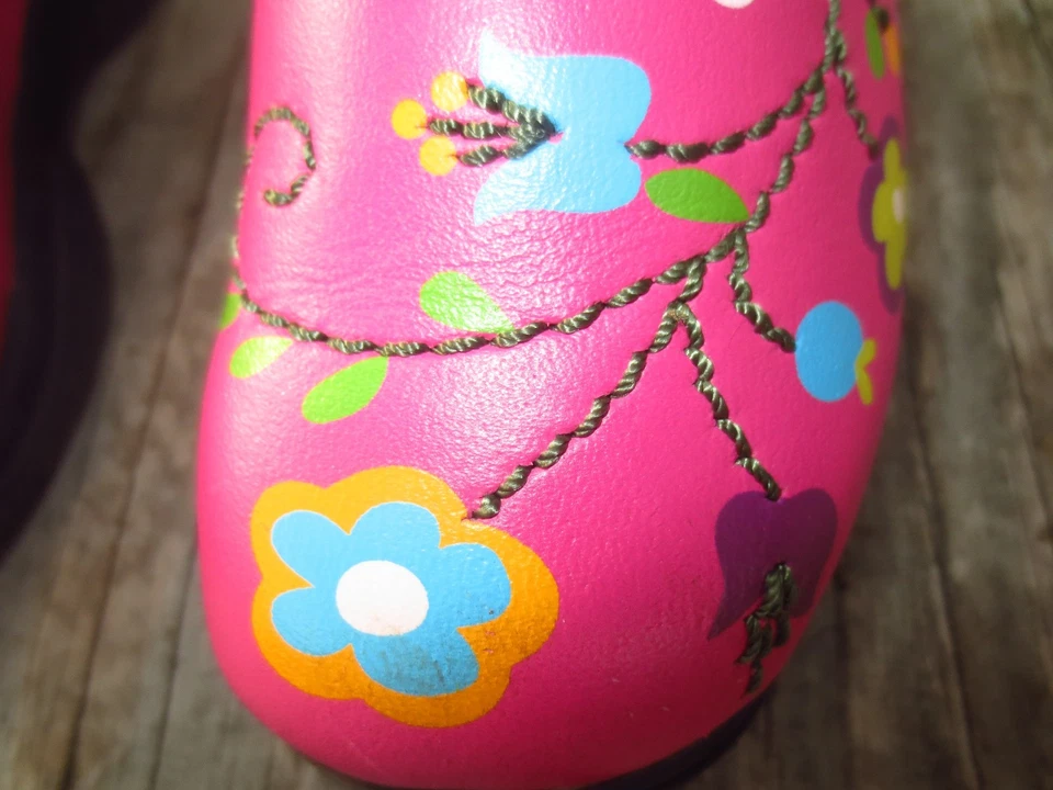 Hanna Andersson ~ Zapatos Florales Rosa Niñas ~ Talla 9 Foto 3 de 4