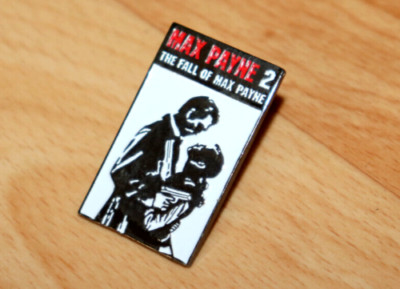 Max Payne 2 The Fall of Max Payne Promo Anstecker Pin / Badge PS2 Xbox 360 PS3