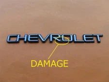 00 01 02 03 04 05 06 CHEVROLET SILVERADO REAR EMBLEM LOGO BADGE SIGN USED A40400