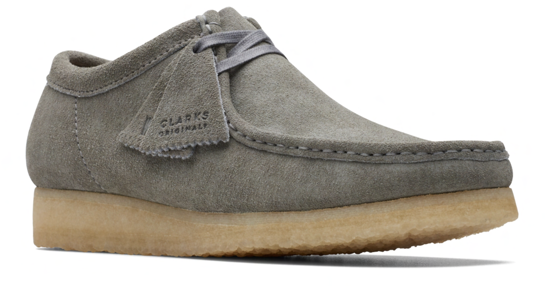 Clarks Originals Wallabee Grey Suede 26170535 Men Brand New Clarks Originals Wallabee Grey Suede 26170535 Men Brand New