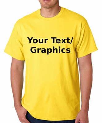 tシャツ Your Text Custome Mens Short Sleeve Cotton Solid T Shirt Top Front