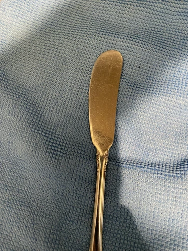 Vintage Lunt MODERN VICTORIAN Butter Knife Sterling Silver