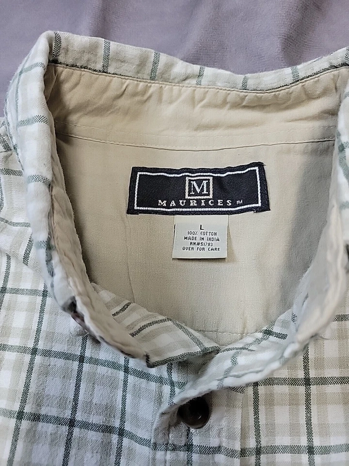 maurices Mens large button down shirt - Image 4 of 4