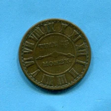 1842 Norfolk Virginia Hard Times Token Botsford Time Is Money HT-440 Low 293 BR