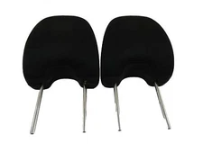 2011-2013 Subaru Forester Front Headrest Head Rest Set Black Cloth RH LH OEM