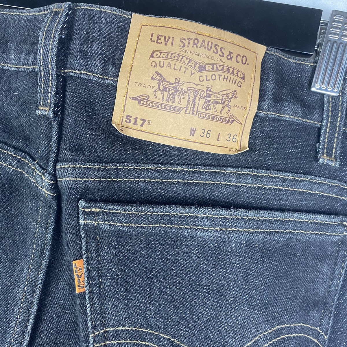 パンツ 70's levis 517 deadstock 16button Levi's® Vintage Clothing 1970s 517™ Bootcut Jeans - Blue