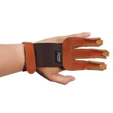 Traditional Leather 3 Bow Hunting Glove